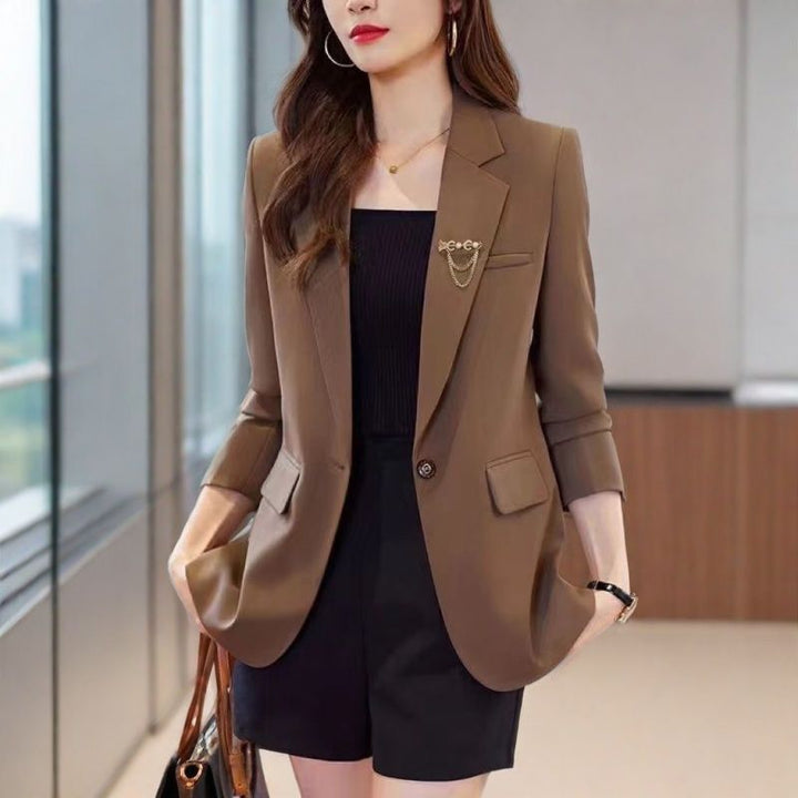 Damen modischer Blazer mit tailliertem Schnitt Drune
