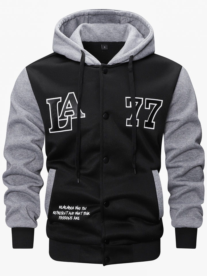 Herren Sportliche Kapuzenjacke Drune