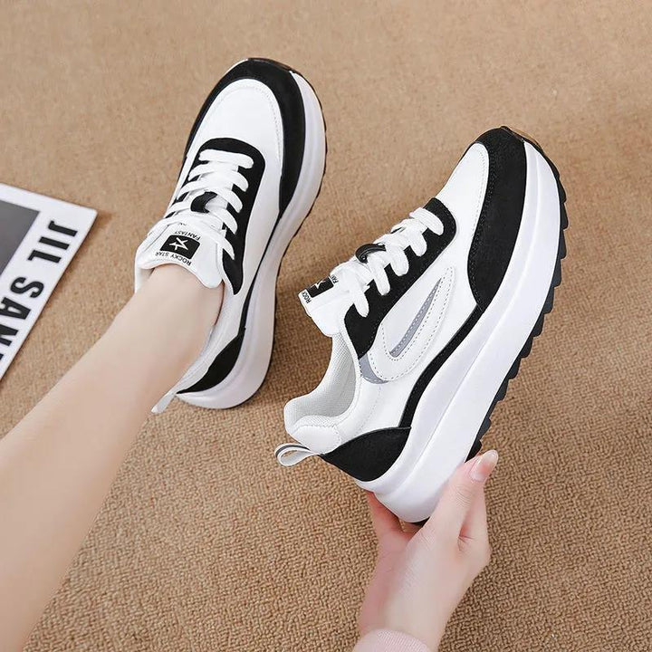 Damen Sportliche Sneakers mit modischer Profilsohle und atmungsaktivem Obermaterial Drune