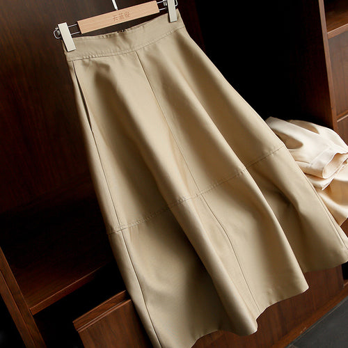 Damen Eleganter und luftiger Midirock Drune