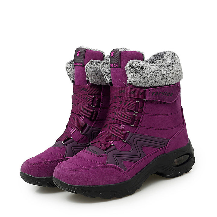 Damen Winterstiefel mit kuscheligem Innenfutter und rutschfester Sohle Drune