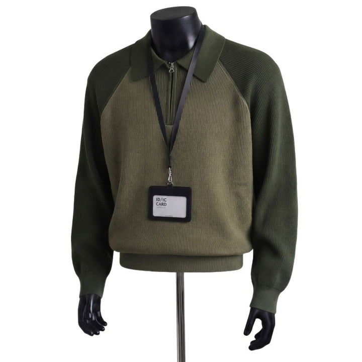 Herren Sportlicher Pullover mit Kragen Drune