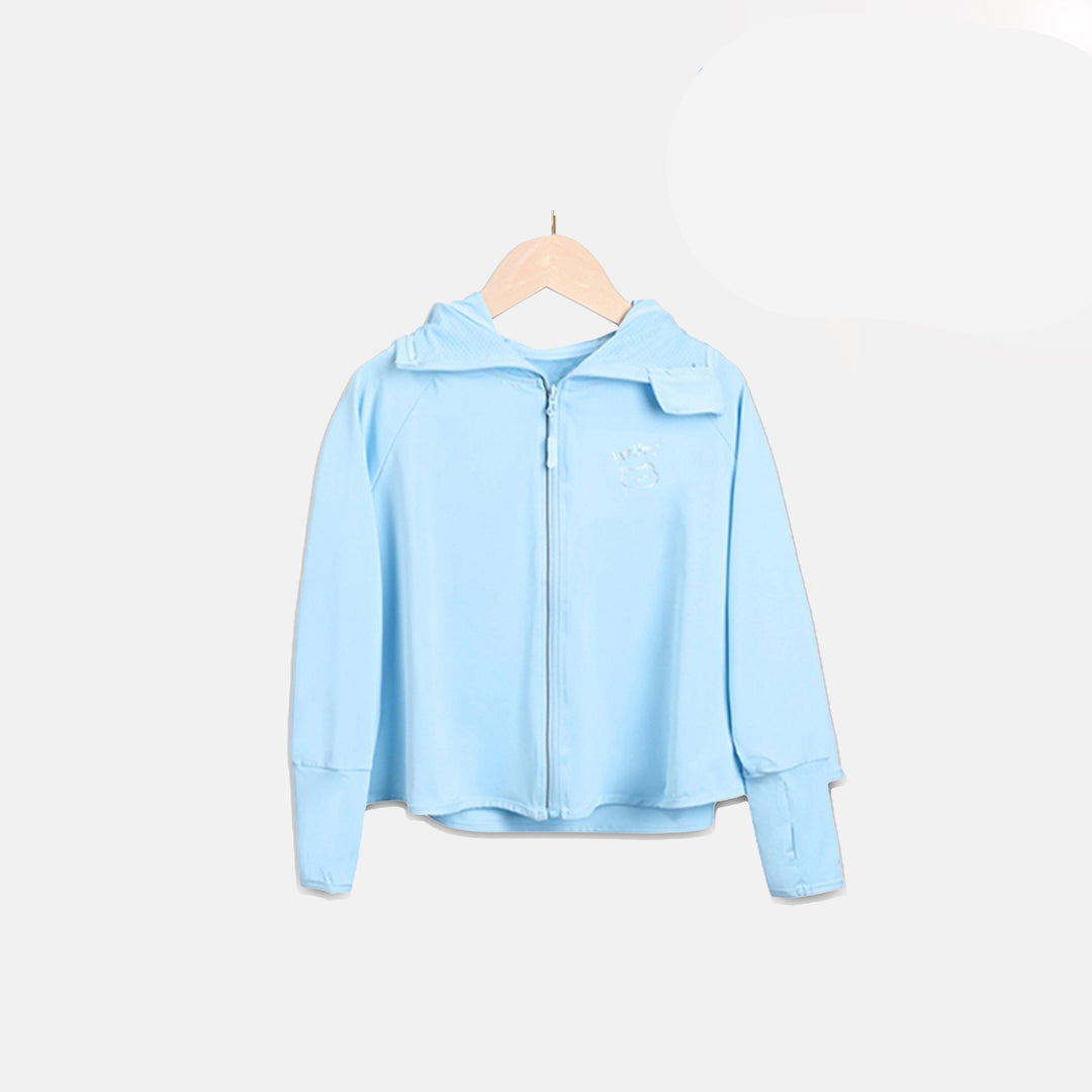 Damen atmungsaktive UV-Schutzjacke mit hohem Kragen Drune