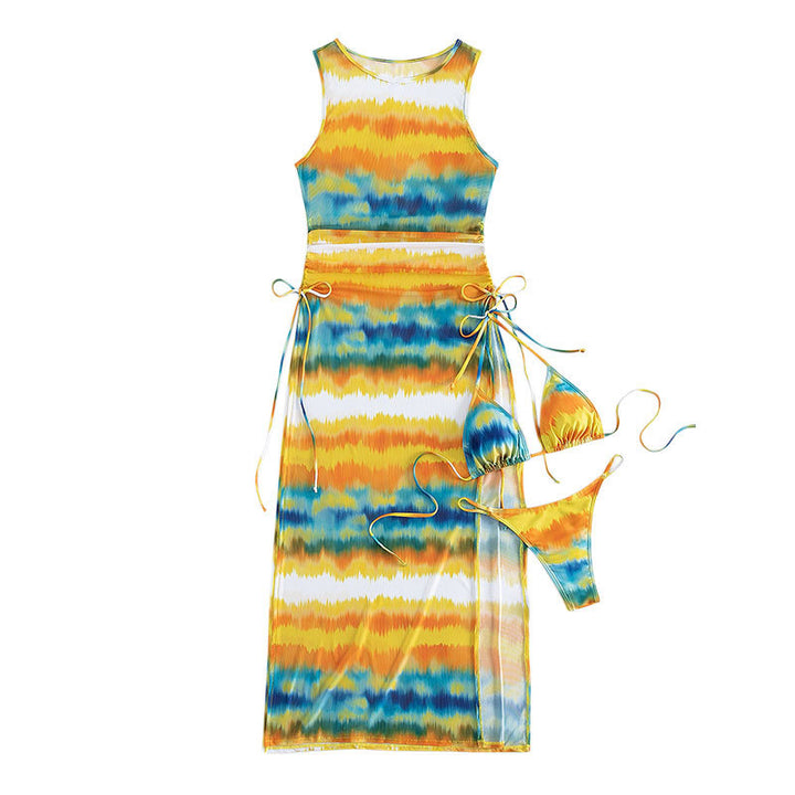 Damen Maxikleid mit trendigem Wickeldesign Drune