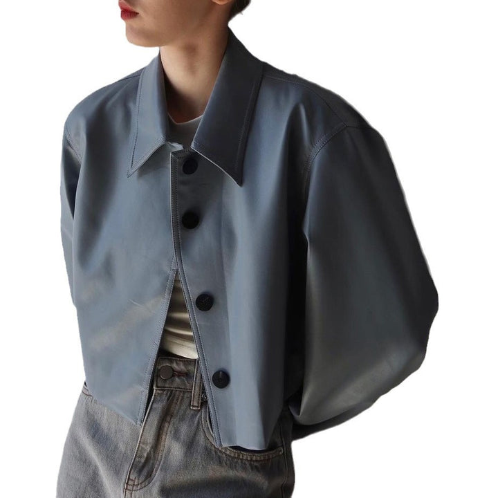 Damen modische cropped Jacke Drune