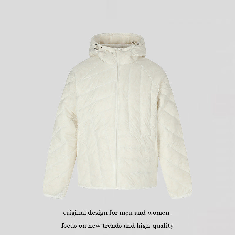 Damen Wattierte Oversize-Steppjacke mit Kapuze und geräuscharmem Mikrofaser-Außenmaterial Drune