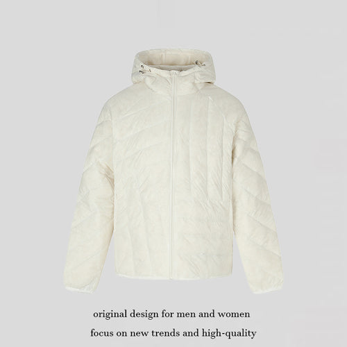 Damen Wattierte Oversize-Steppjacke mit Kapuze und geräuscharmem Mikrofaser-Außenmaterial Drune