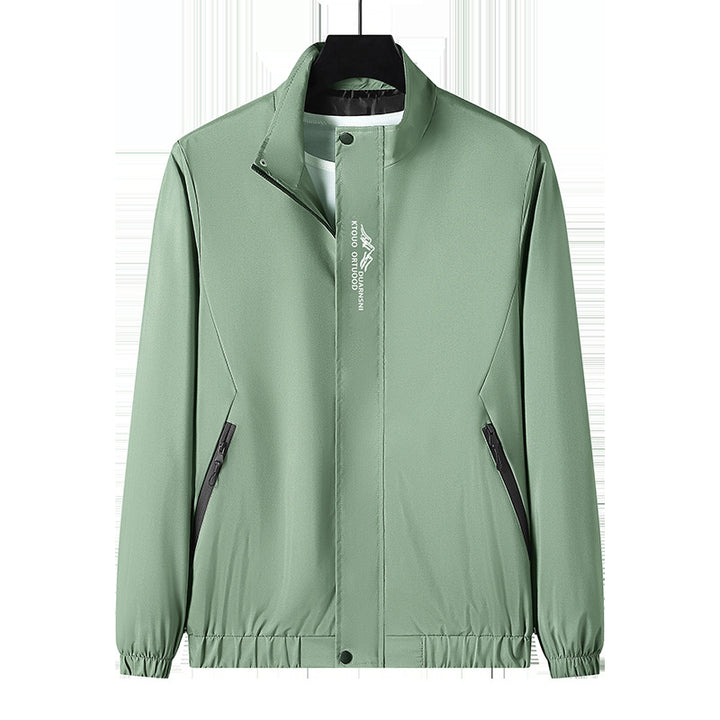 Herren Leichte Sportjacke mit hohem Kragen Drune