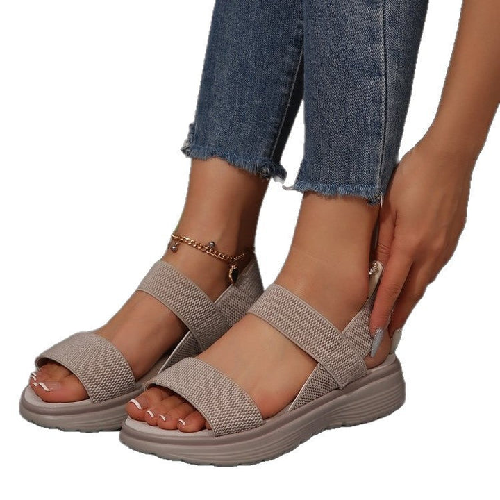 Damen Freizeit-Sandalen mit verstellbaren Riemen und rutschfester Sohle Drune