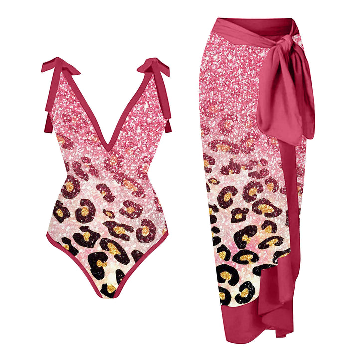 Damen Bademode-Set mit stilvollem Wickelrock Drune