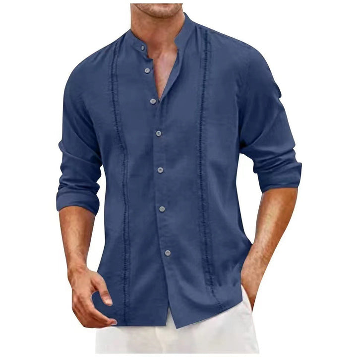 Herren lässige Leinenbluse Drune