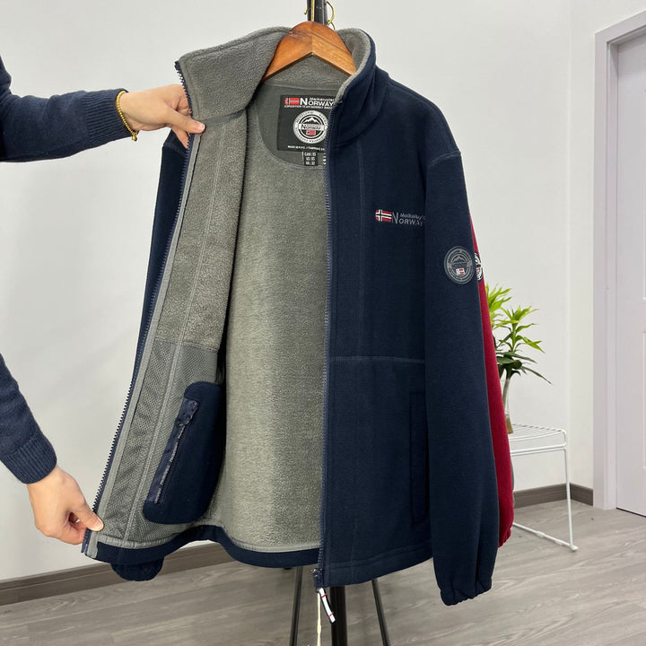 Herren Hohe Funktionale Fleecejacke Drune