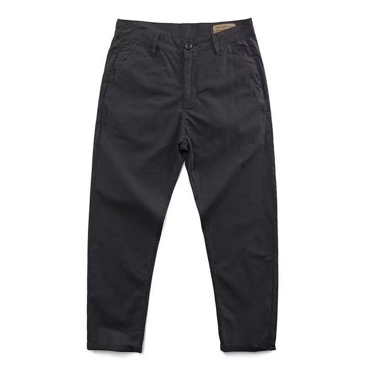 Herren Modische Chino-Hose mit elastischem Bund Drune