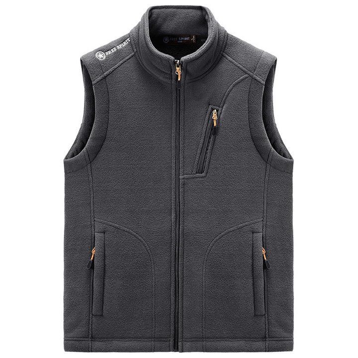 Herren Fleece-Thermoweste mit Organizer-Brusttasche und windhemmender Struktur Drune