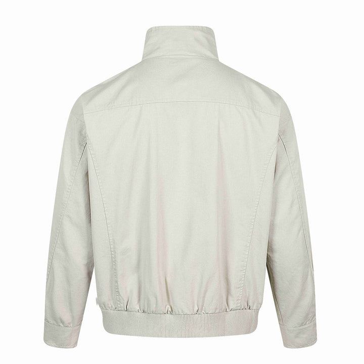 Herren Kurzer Utility Bomber mit hohem Stehkragen, aufgesetzten Klappentaschen und Rippenbund Drune