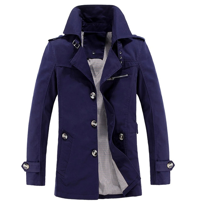 Herren Elegante Übergangsjacke mit praktischem Stehkragen Drune