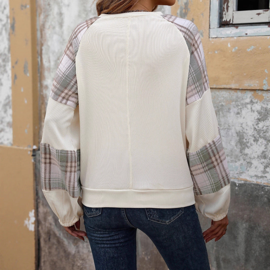 Damen Sportliches Oberteil mit Kontrastdetails Drune