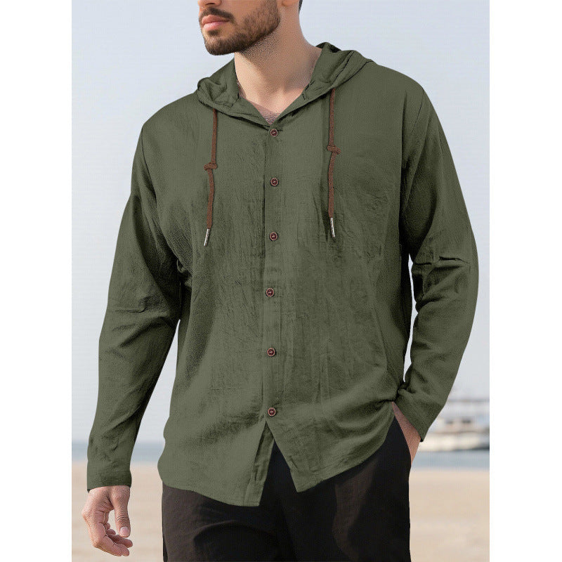Herren Leichte Kapuzenshirt Drune