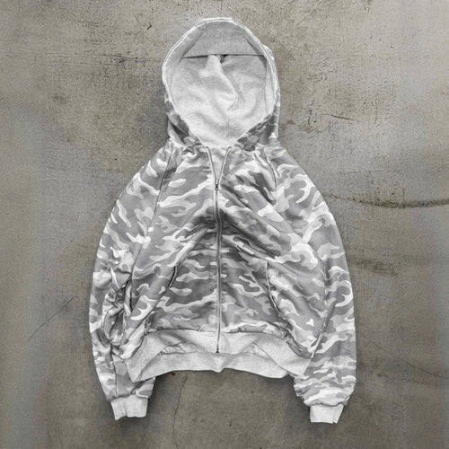 Damen Kapuzenjacke im modernen Camouflage-Design Drune