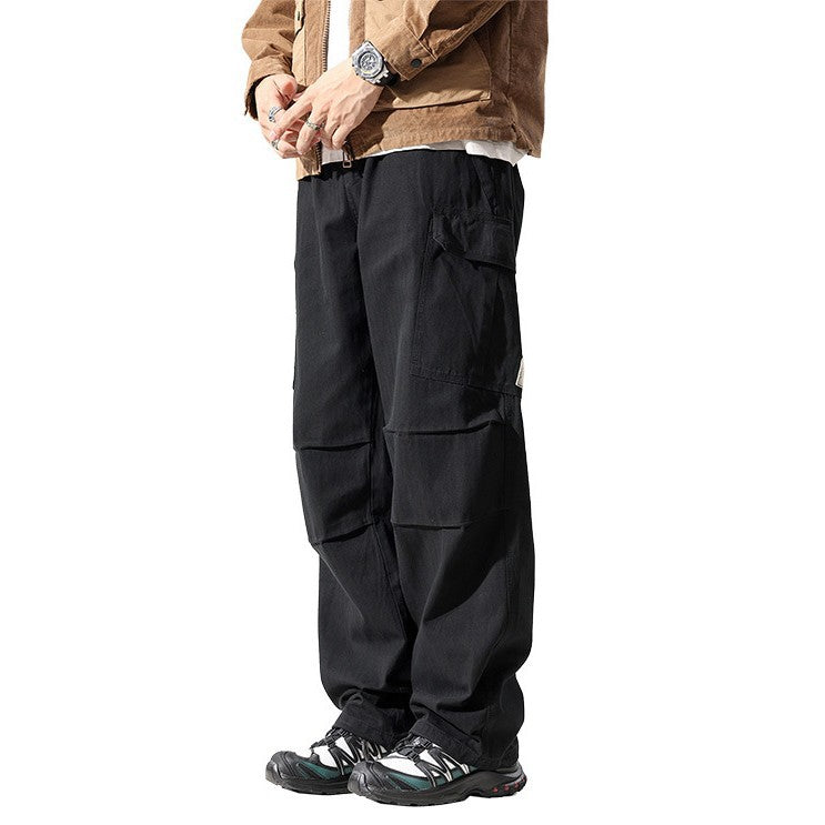 Herren Weite Cargo-Hose mit verstärkten Kniepaneelen und Multifach‑Taschen Drune