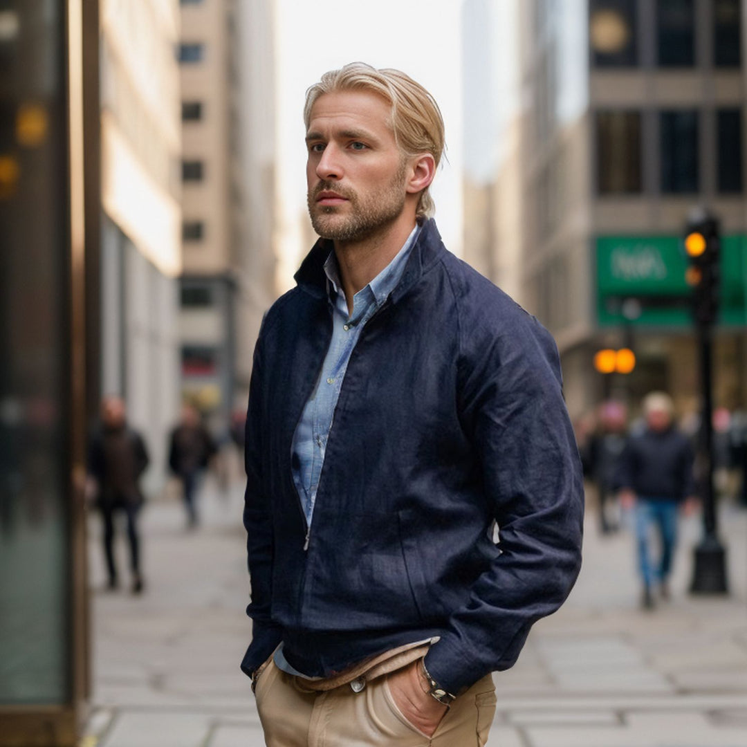 Herren-Sommerjacke aus leichtem, atmungsaktivem Material