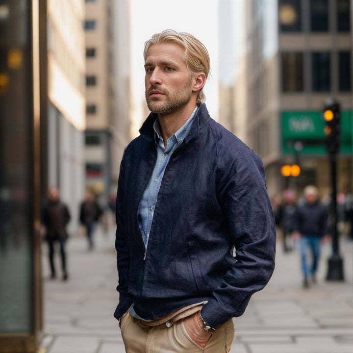 Herren-Sommerjacke aus leichtem, atmungsaktivem Material