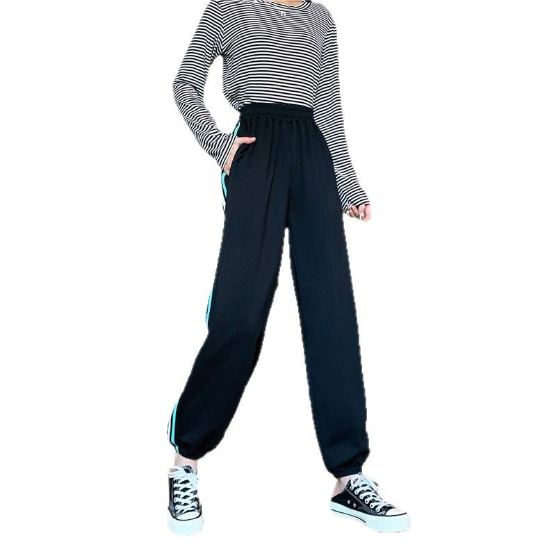 Damen Sportliche Jogginghose mit stylischen Seiteneinsätzen Drune