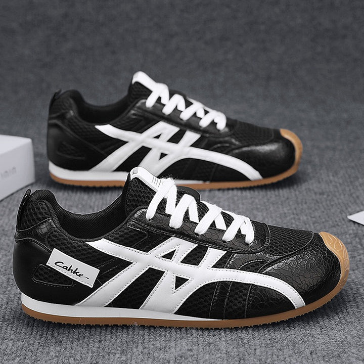 Unisex Retro-Laufsneaker mit atmungsaktivem Mesh und rutschfester Gummilaufsohle Drune