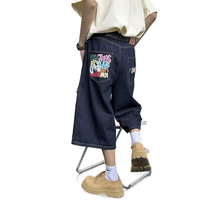 Herren Lässige Baggy-Jeans Drune