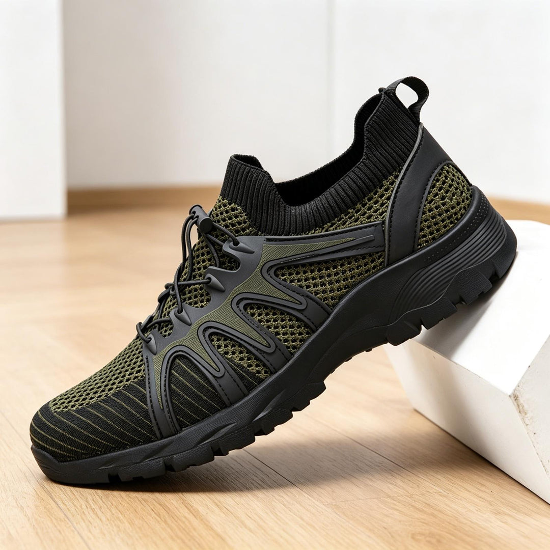 Herren Sportliche Mesh Sneakers mit dämpfender Sohle Drune