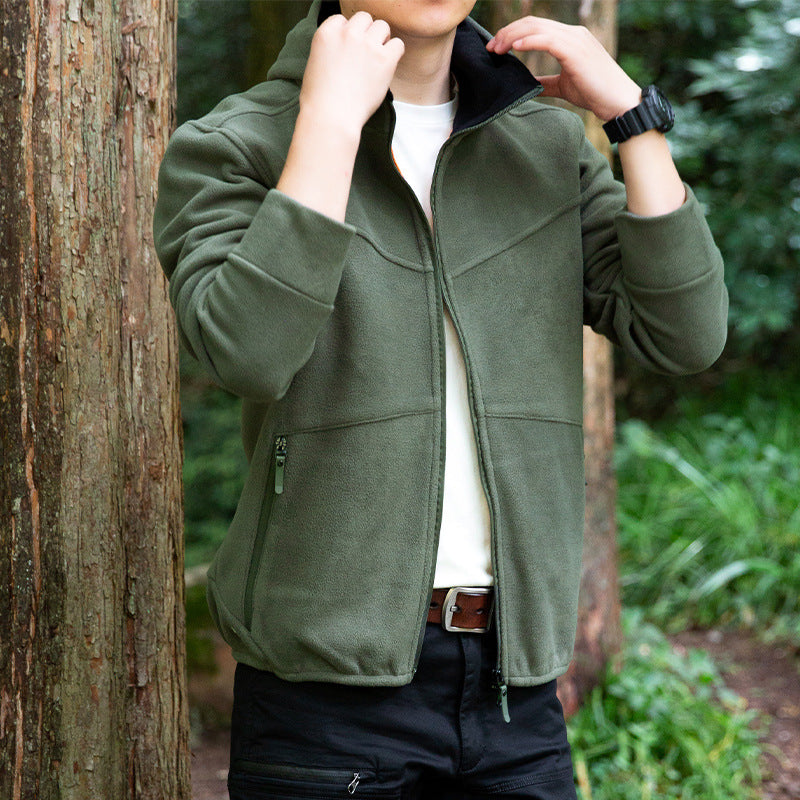 Herren Fleecejacke mit praktischen Taschen Drune