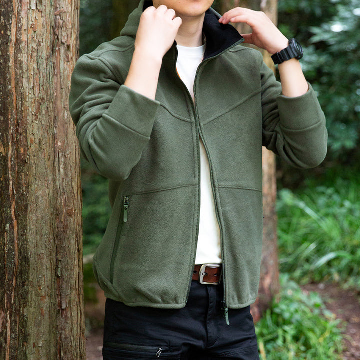 Herren Fleecejacke mit praktischen Taschen Drune