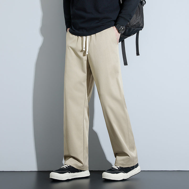 Herren Bequeme Freizeithose mit elastischem Bund und Taschen Drune