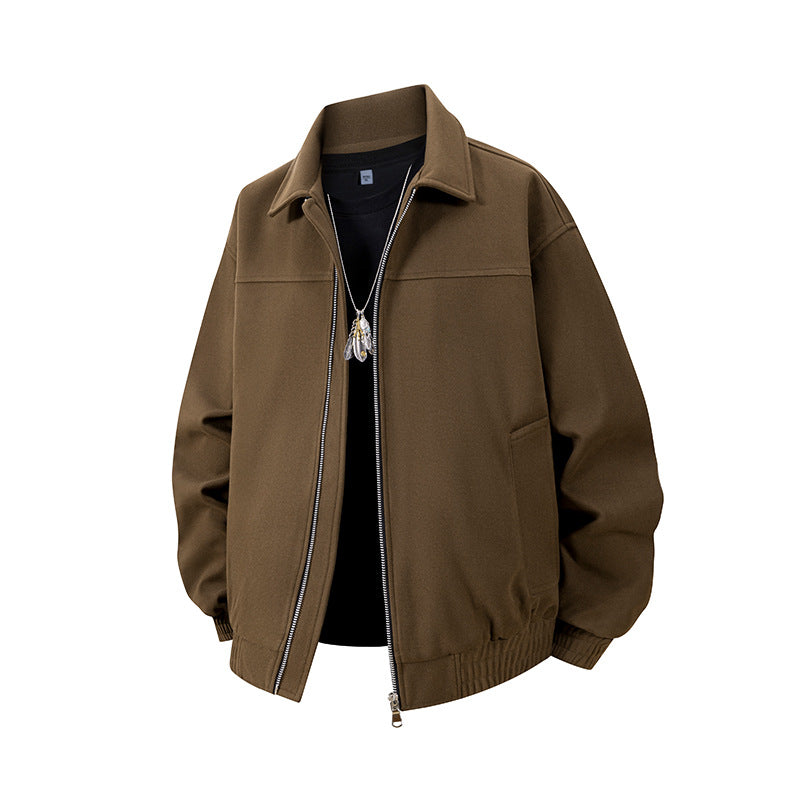 Herren Modische Windbreaker Jacke Drune