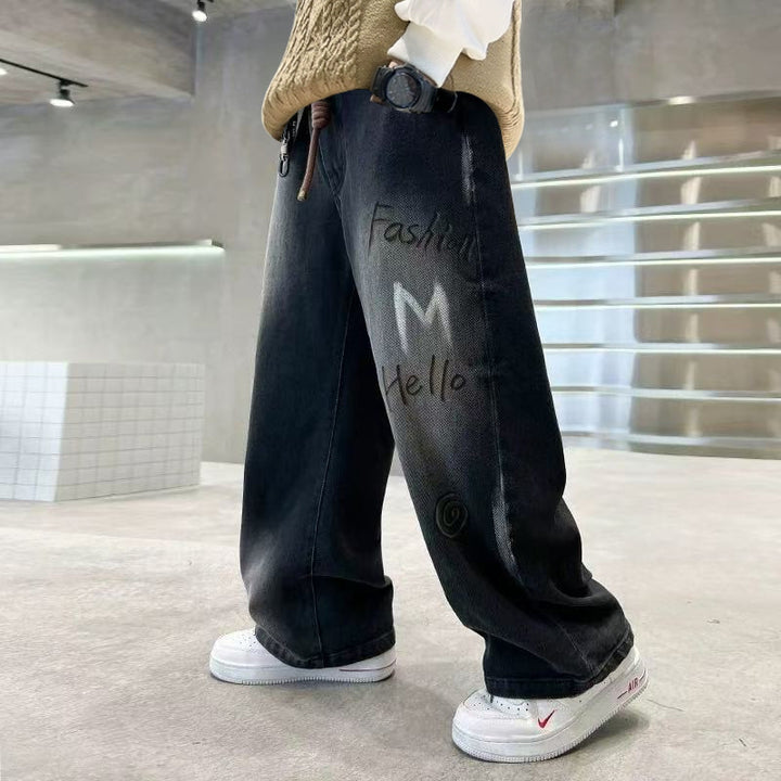 Herren weite Jeans Drune