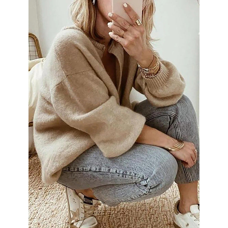 Drune | Eleganter Strickcardigan mit langen Ärmeln