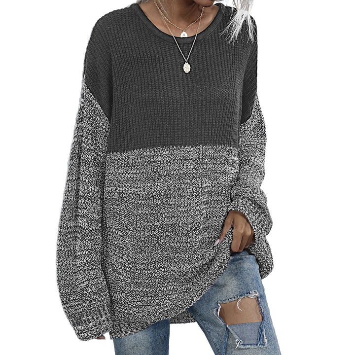 Damen Stilvoller Strickpullover mit luxuriösen Texturen Drune