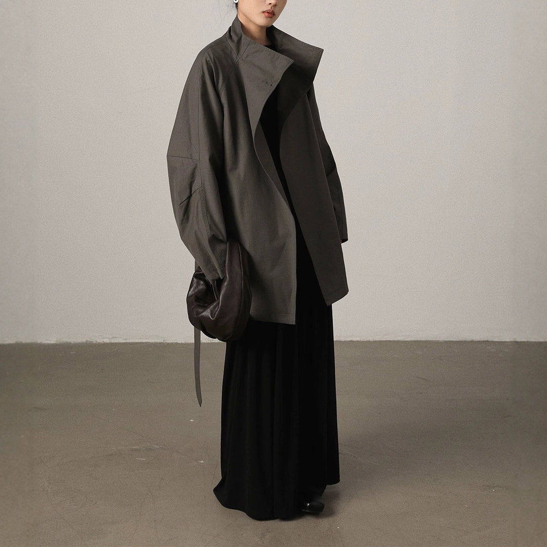 Damen Modische Langjacke Drune