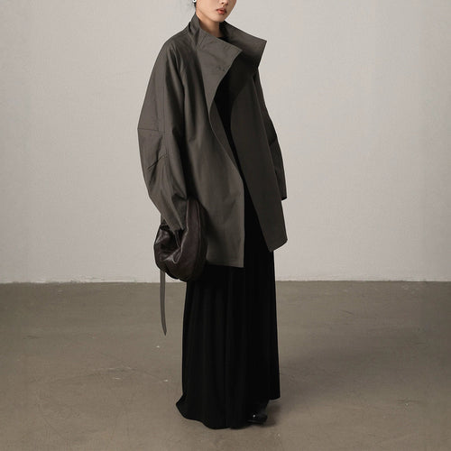 Damen Modische Langjacke Drune