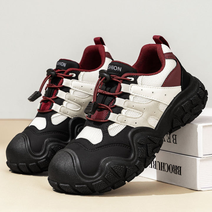 Damen Sportliche Outdoor-Sneaker mit stützender Sohle und atmungsaktiver Mesh-Oberfläche Drune