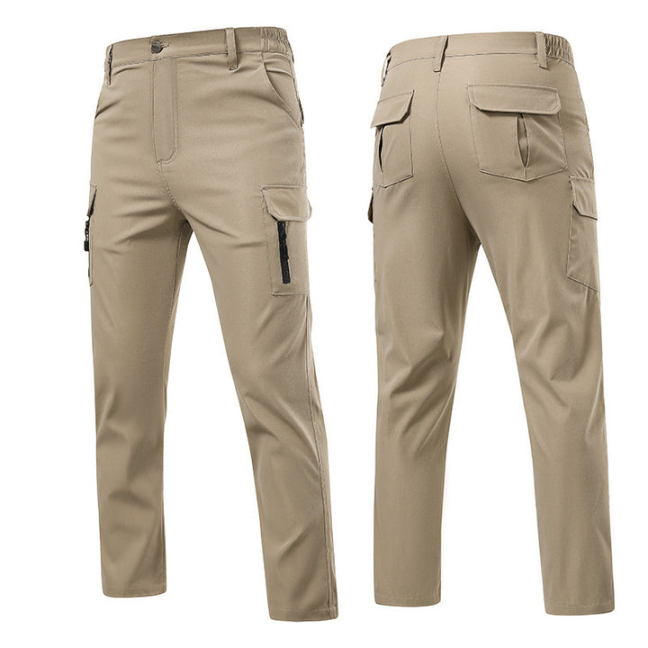 Herren Bequeme Cargo-Hose mit elastischen Bündchen Drune
