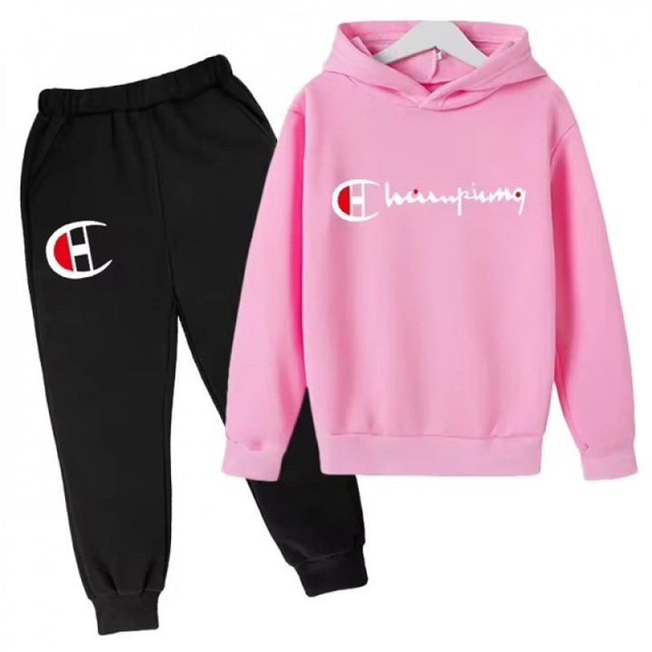 Unisex nan Kapuzenpullover mit Jogginghose Freizeitset Drune