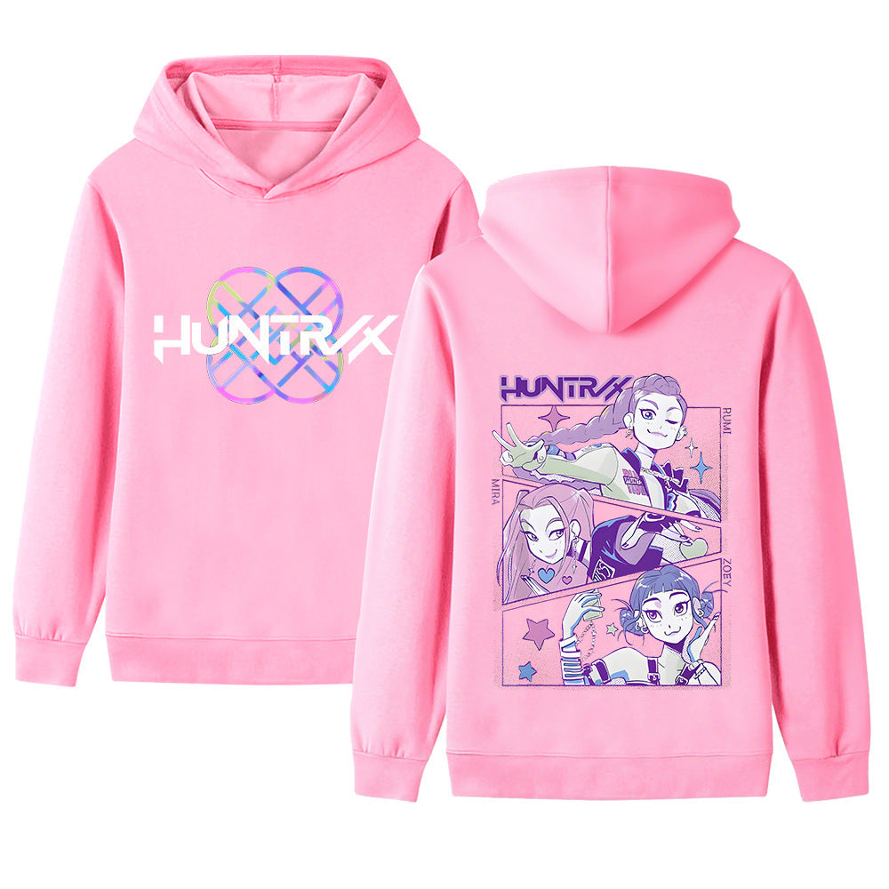 Damen Kapuzensweater mit einzigartigem Anime-Design und gemütlicher Passform Drune