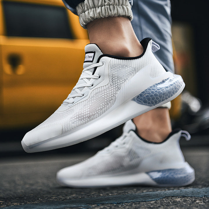 Unisex leichte Strick‑Laufschuhe mit integrierter Fersen‑Luftkapsel Drune