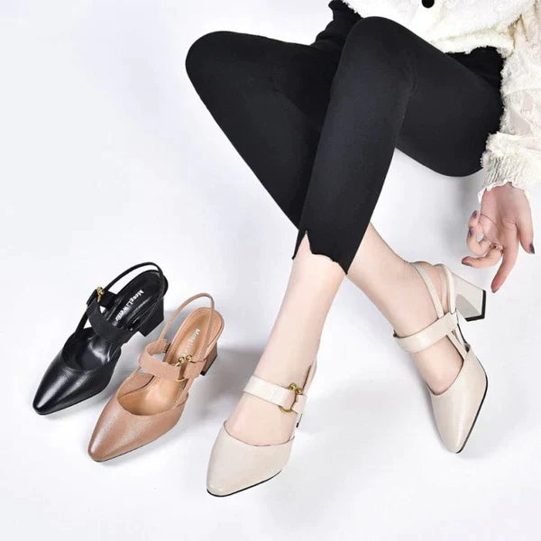 Formelle Sandale mit Absatz