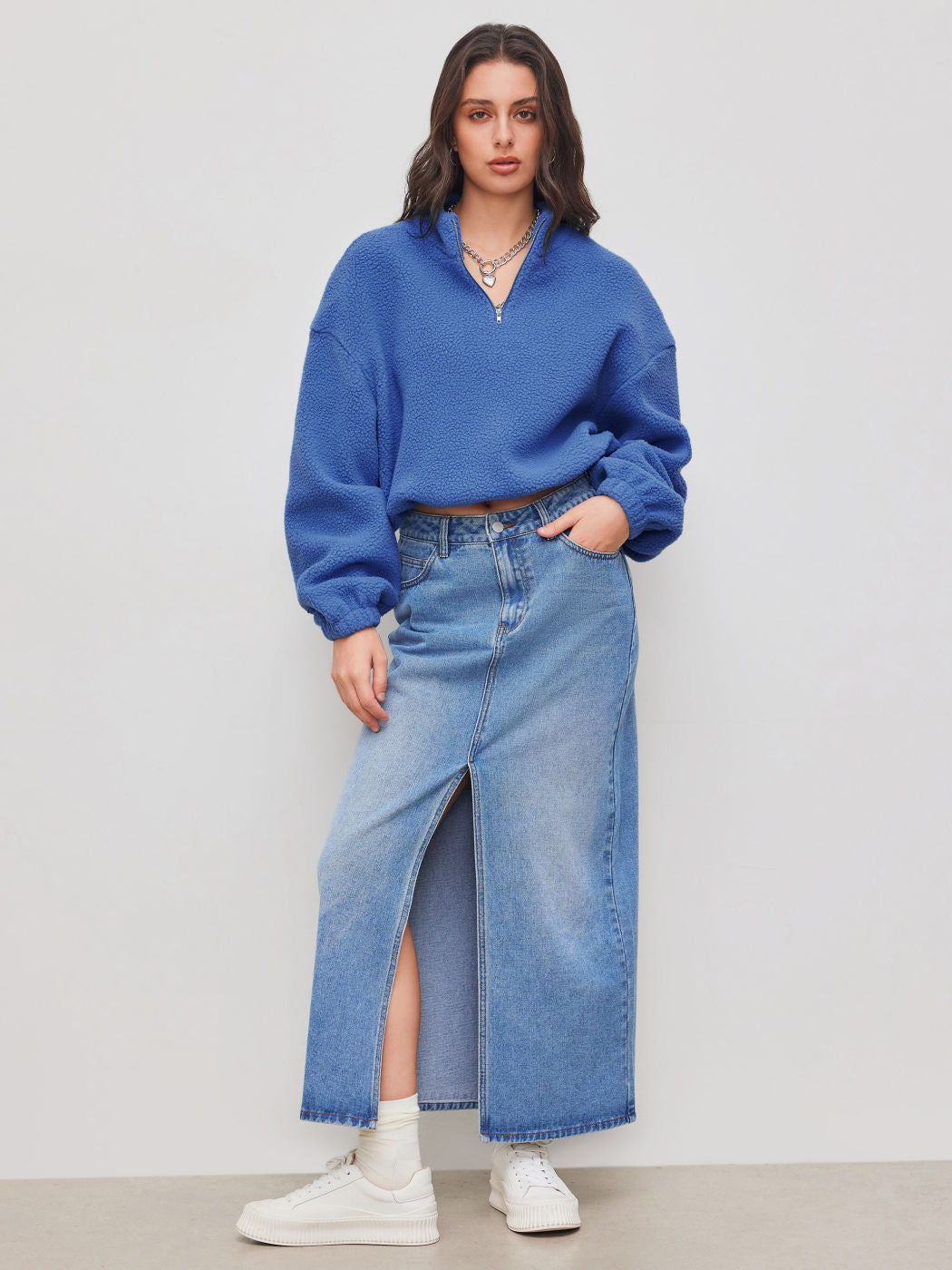 Damen Weiches und lässiges Sweatshirt Drune