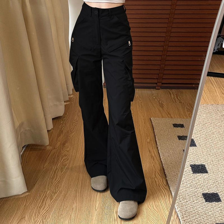 Damen Cargo-Hose mit weitem Schnitt und praktischen Taschen Drune