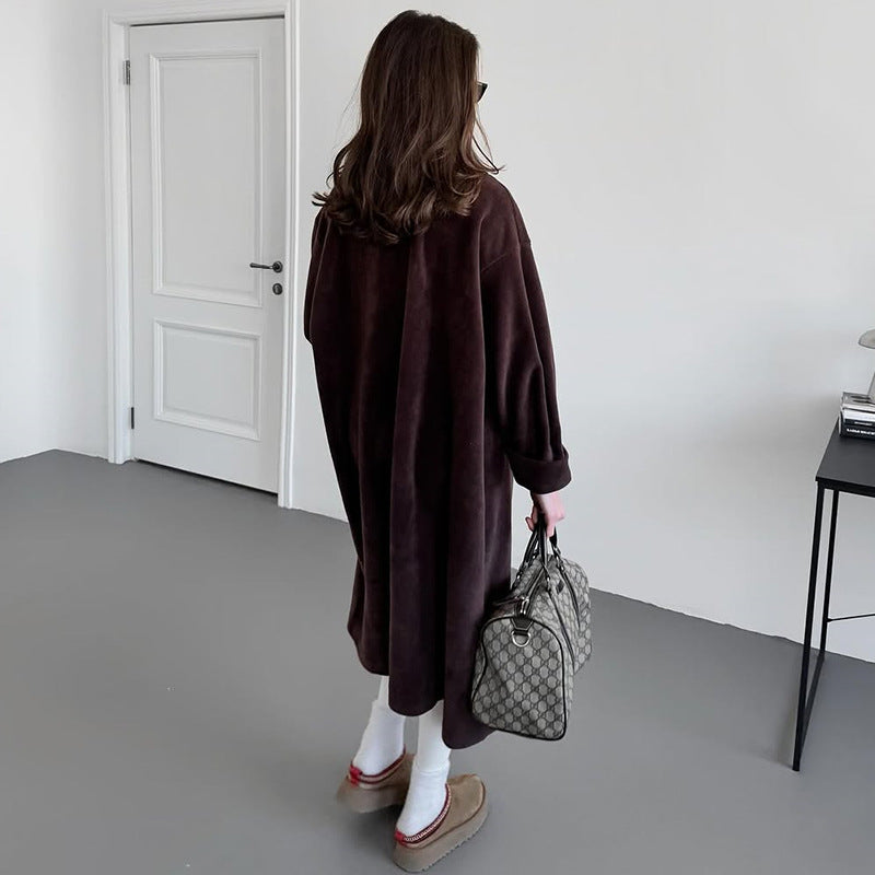 Damen Kuscheliger Oversize-Mantel Drune