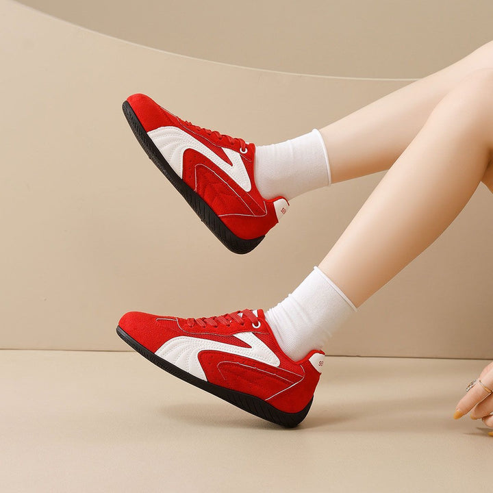 Damen Lauf-Sneaker mit atmungsaktiver Mesh-Oberfläche und griffiger Gummisohle Drune