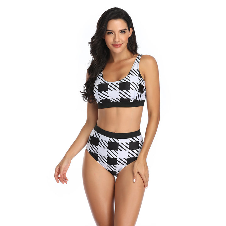 Damen Sport-Bikini mit hoch geschnittenem Hosenbund von Drune